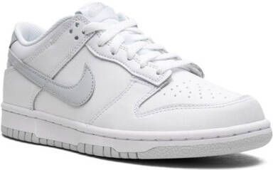 Nike Kids Dunk Low 'Pure Platinum' sneakers Wit