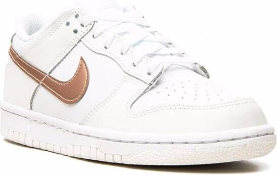 Nike Kids Dunk Low sneakers Wit