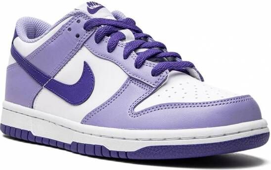 Nike Kids Dunk Low sneakers Wit