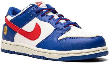 Nike Kids "Dunk Low Superhero sneakers " Blauw
