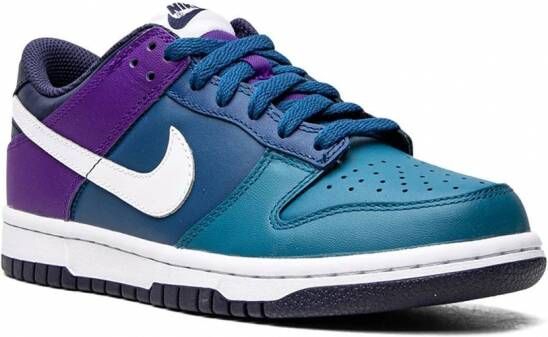 Nike Kids Dunk low-top sneakers Blauw