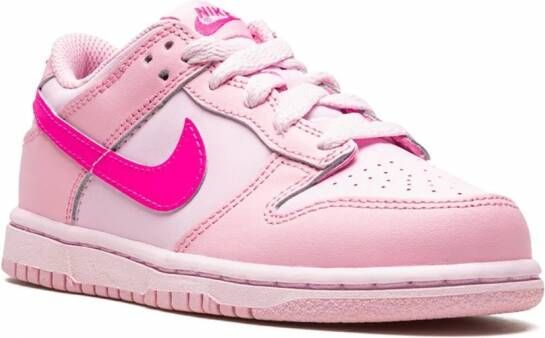 Nike Kids Dunk low-top sneakers Roze