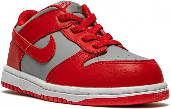 Nike Kids Dunk low-top sneakers Wit