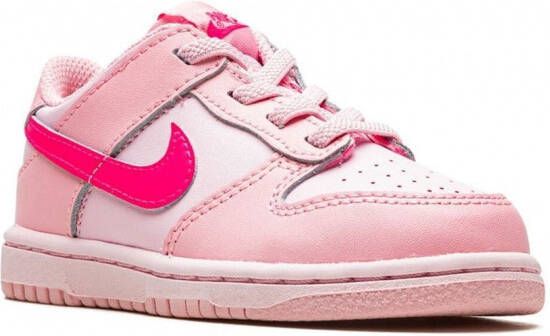 Nike Kids Dunk low-top sneakers Roze