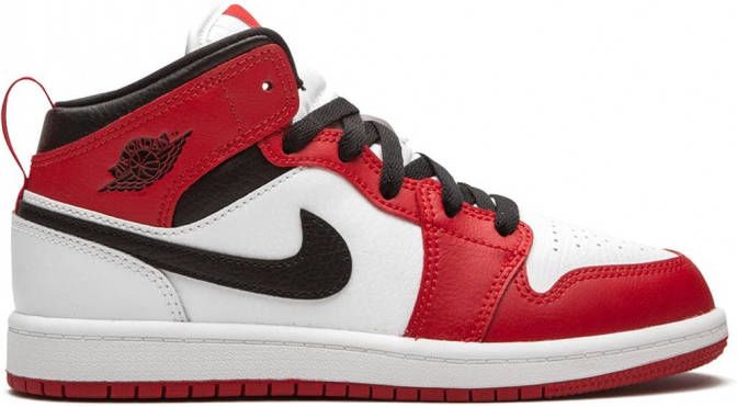 Jordan Kids Jordan 1 mid-top sneakers Wit