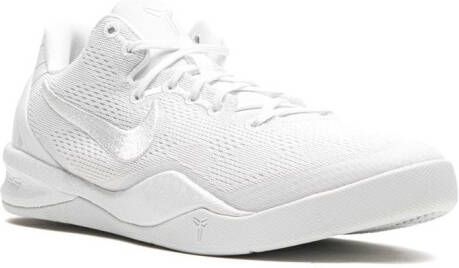 Nike Kids "Kobe 8 Protro Triple White sneakers" Wit