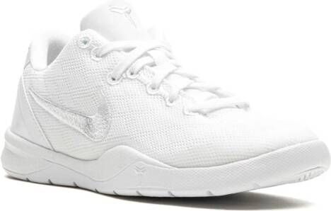 Nike Kids "Kobe 8 Protro Triple White sneakers" Wit