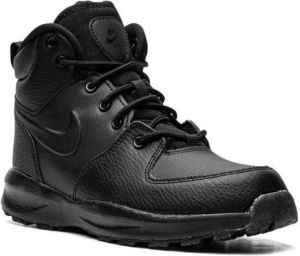 Nike Kids "Manoa leren Triple Black laarzen" Zwart