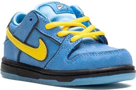 Nike Kids Powerpuff SB Dunk Low "Bubbles" sneakers Blauw