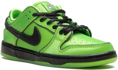 Nike Kids Powerpuff Girls SB Dunk Low "Buttercup" sneakers Groen