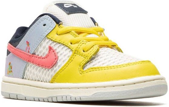 Nike Kids "SB Dunk Low Be True sneakers" Wit