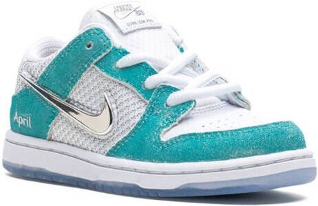 Nike Kids x April Skateboards SB Dunk Low sneakers Groen