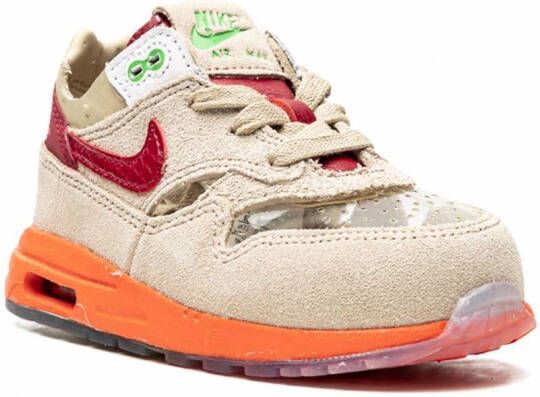 Nike Kids "x CLOT Air Max 1 Kiss of Death sneakers" Beige