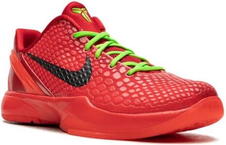Nike Kids Zoom Kobe 6 Protro "Reverse Grinch" sneakers Rood