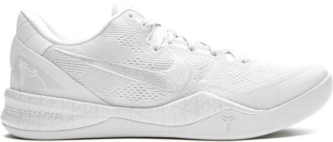 Nike "Kobe 8 Protro Triple White sneakers" Wit