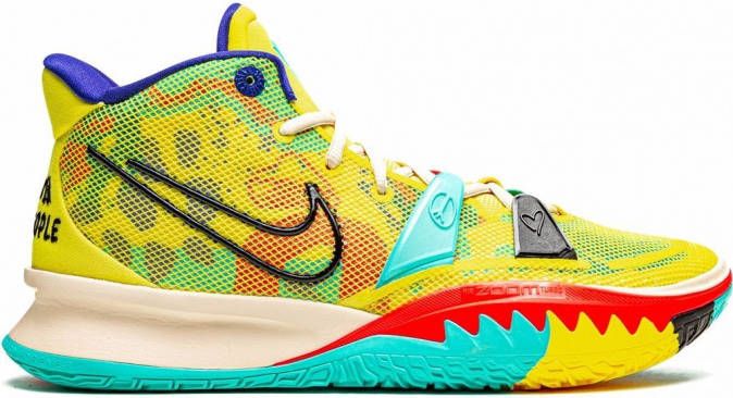 Nike Kyrie 7 high-top sneakers Geel