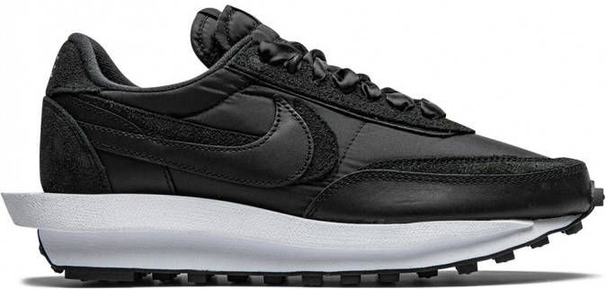Nike x Supreme Air Force 1 sneakers rubber leer Polyester 10.5 Zwart