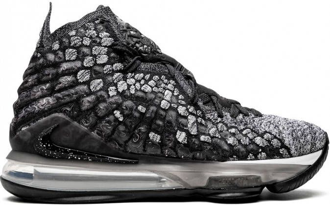 Nike LeBron 17 high-top sneakers Zwart