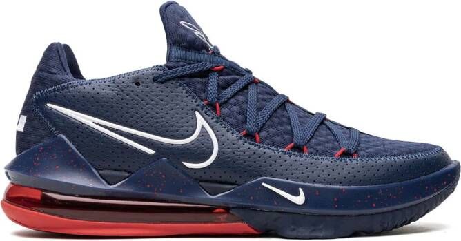 Nike "Lebron 17 Low Duquesne University Away PE sneakers" Blauw