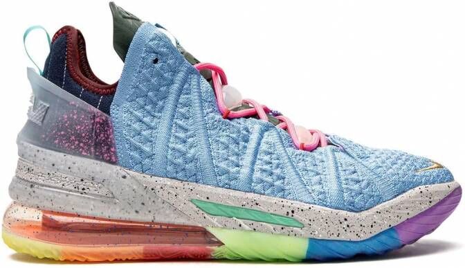 Nike LeBron 18 'Best Of 1-9' sneakers Blauw