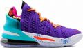 Nike LeBron 18 high top sneakers rubber polyamide Polyester 10.5 Paars - Paars