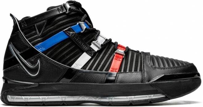 Nike "Lebron 3 Black University sneakers" Zwart