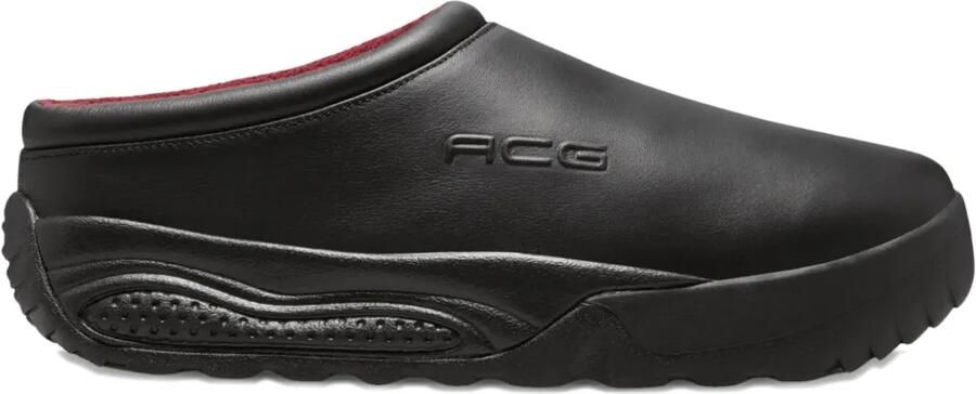 Nike ACG Rufus slip-on sneakers met logo-reliëf Zwart