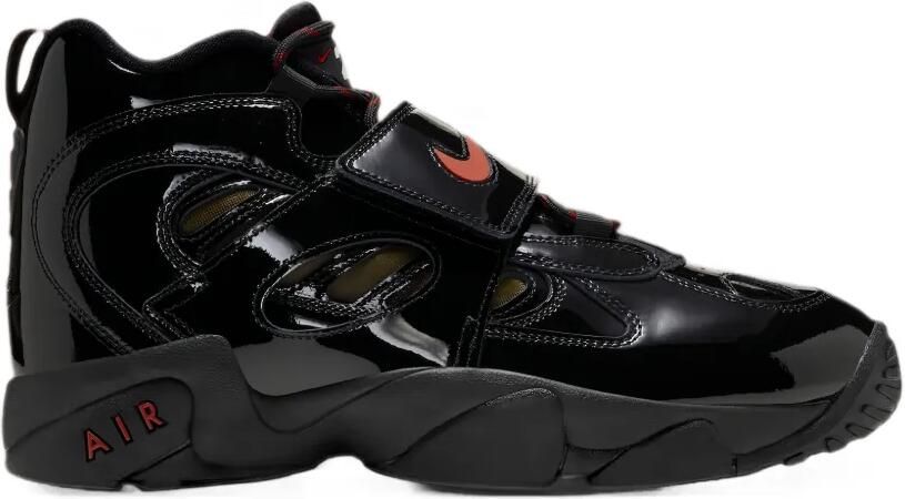 Nike Air Diamond Turf II leren sneakers Zwart