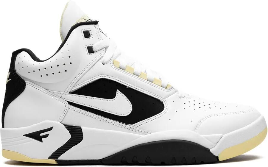 Nike Air Flight Lite Mid "White Lemon Black White" sneakers Wit