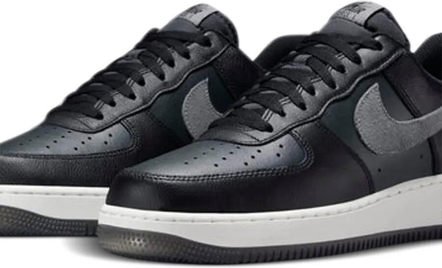 Nike Air Force 1 '07 LV8 "Black Smoke Grey" sneakers Zwart - Foto 2