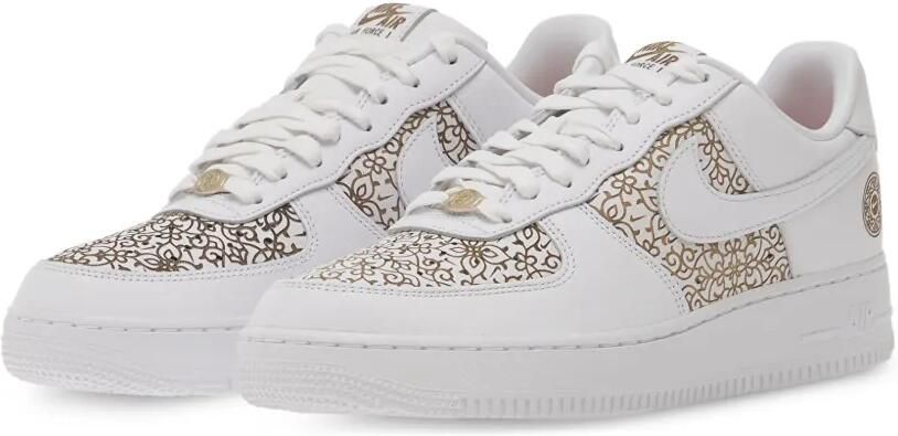 Nike Air Force 1 '07 LV8 low-top sneakers met arabesque-print Wit - Foto 3