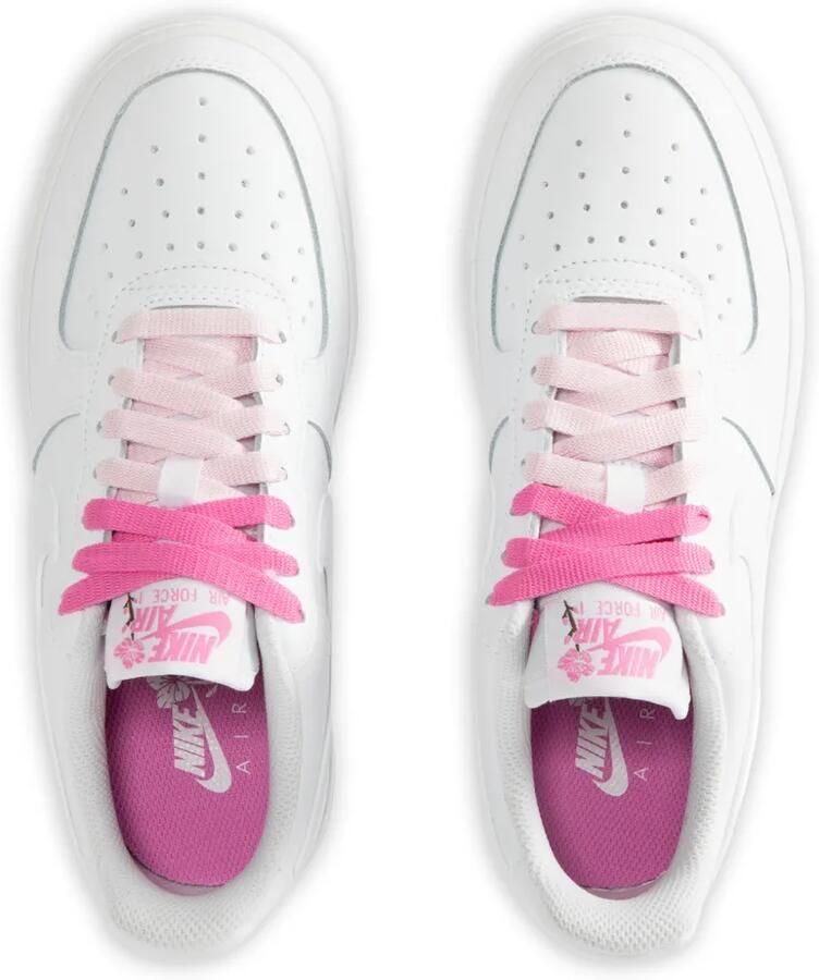 Nike Air Force 1 '07 LV8 sneakers met geborduurde vlam Wit - Foto 4