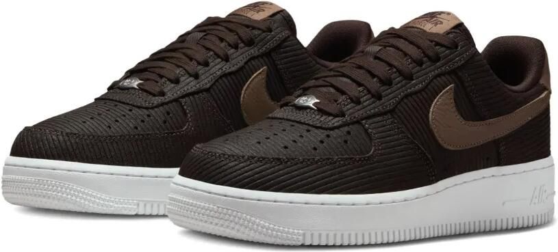 Nike Air Force 1 '07 sneakers met ribfluwelen effect Bruin - Foto 14
