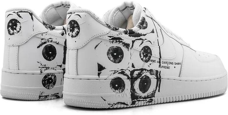 Nike Air Force 1 '07 Supreme Comme des Garçons sneakers Wit - Foto 3