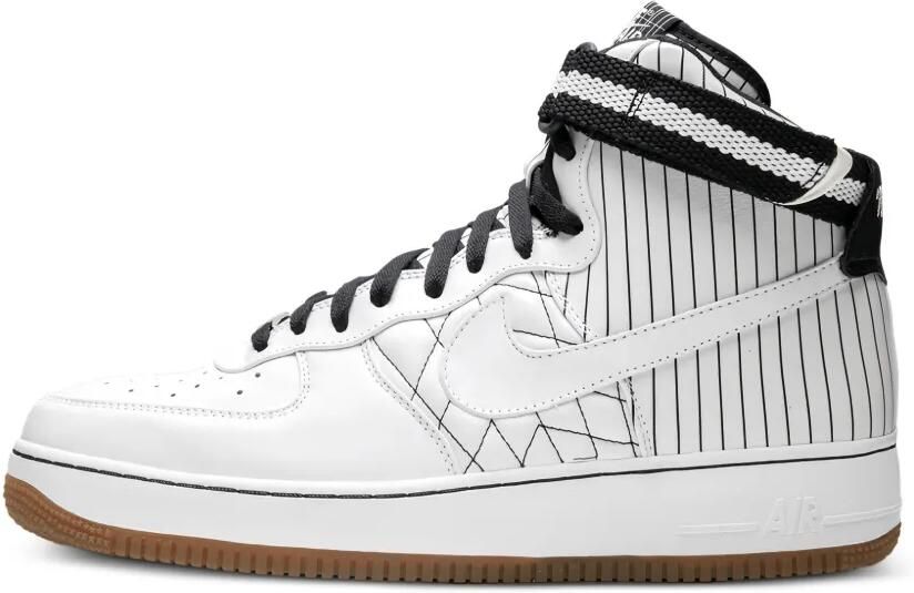 Nike Air Force 1 High Premium pinstripe sneakers Wit