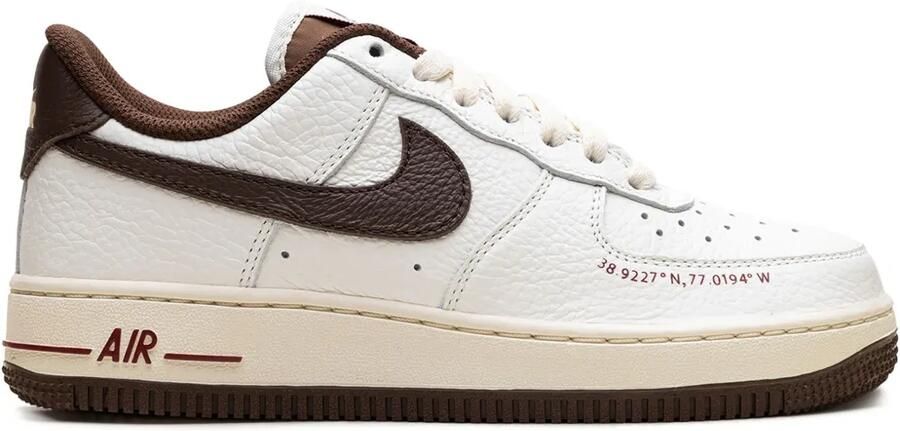Nike Air Force 1 Low "Howard University Sail Bison Dragon Red" sneakers Wit