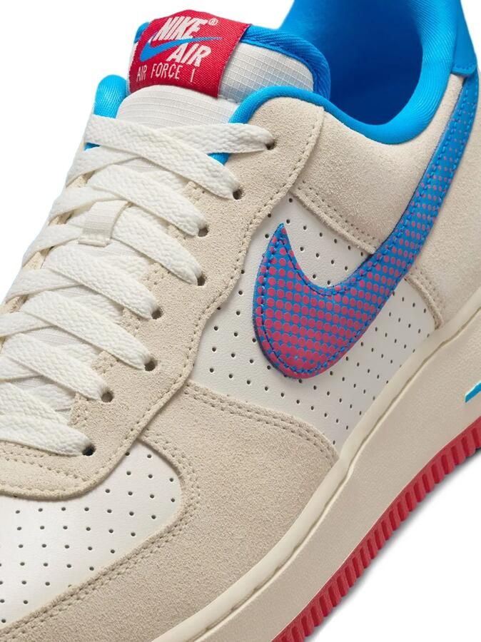 Nike Air Force 1 Low " Inc Pop Art Coconut Milk Sail Photo Blue University Red" sneakers Wit - Foto 3