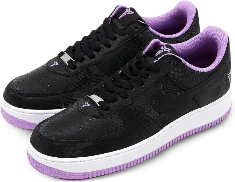 Nike Air Force 1 Low "Kobe Bryant Forever Black Purple Stardust" sneakers Zwart - Foto 3