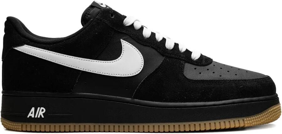 Nike Air Force 1 Low SK8 "Black White-Gum Light Brown" sneakers Zwart
