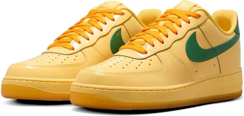Nike Air Force 1 low-top lakleren sneakers Geel - Foto 2