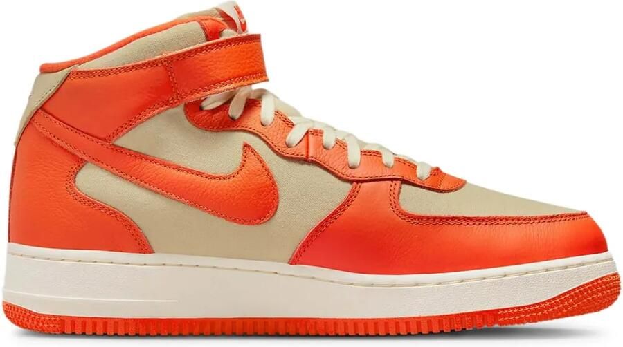 Nike Air Force 1 Mid "Team Gold Coconut Milk Safety Orange" sneakers Oranje