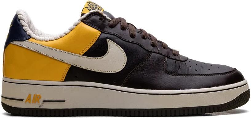 Nike Air Force 1 Premium leren sneakers Zwart