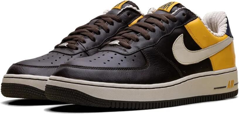Nike Air Force 1 Premium leren sneakers Zwart - Foto 5