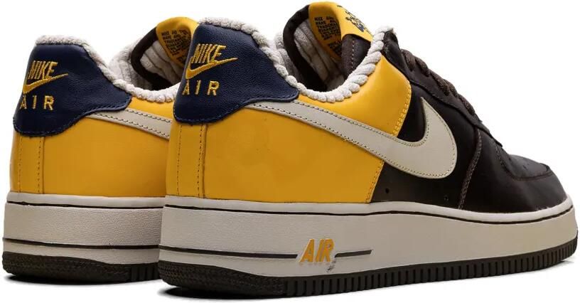 Nike Air Force 1 Premium leren sneakers Zwart - Foto 4