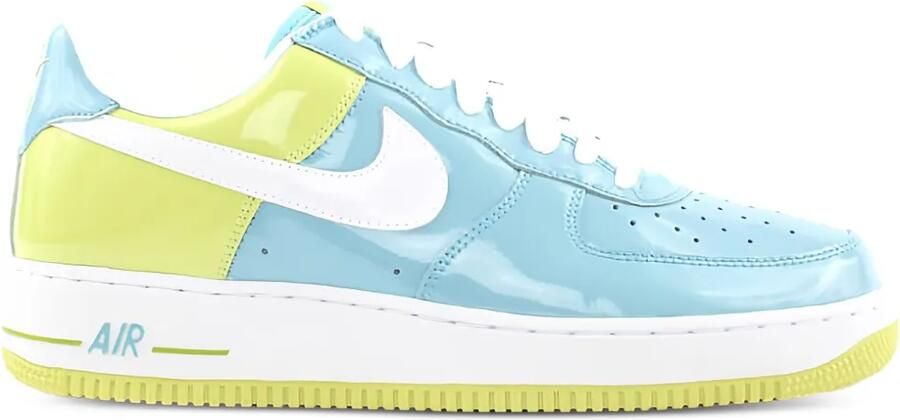 Nike Air Force 1 Premium "White Atomic Green" sneakers Blauw