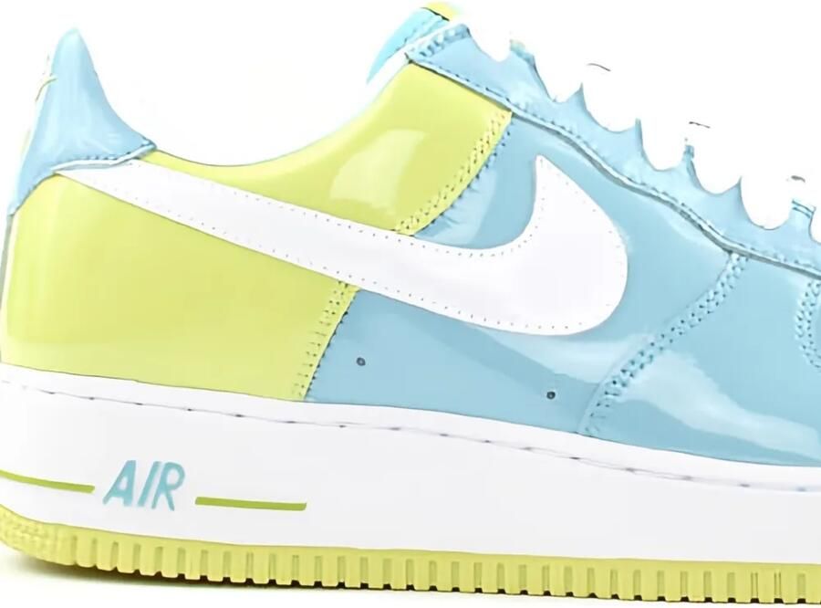 Nike Air Force 1 Premium "White Atomic Green" sneakers Blauw - Foto 2