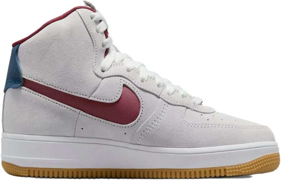 Nike Air Force 1 Sculpt "White Team Red" sneakers Grijs