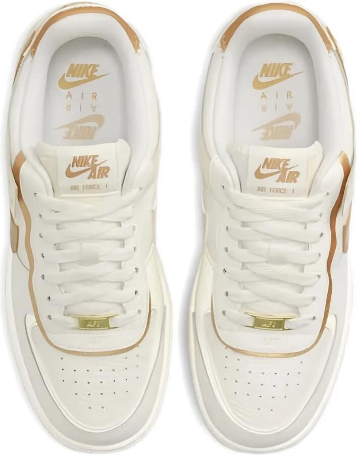 Nike Air Force 1 Shadow "Sail Coconut" sneakers Wit - Foto 2
