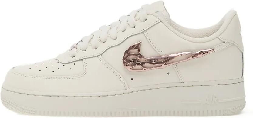 Nike Air Force 1'07 Lx sneakers met metallic logo Wit - Foto 7