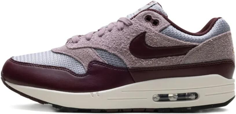 Nike Air Max 1 Essential Premium "Cement Grey Taupe Grey Phantom Burgundy Crush" sneakers Grijs - Foto 3